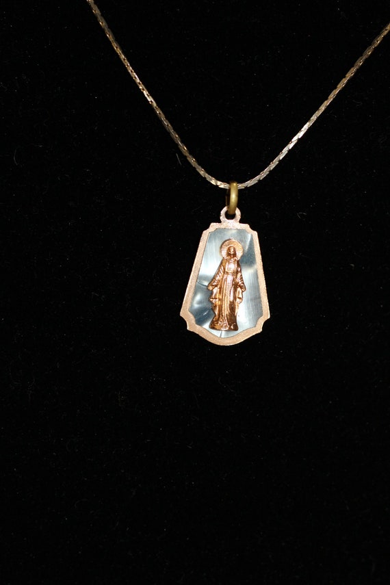 Miraculous Miracle Gold & Blue Pendant Italy