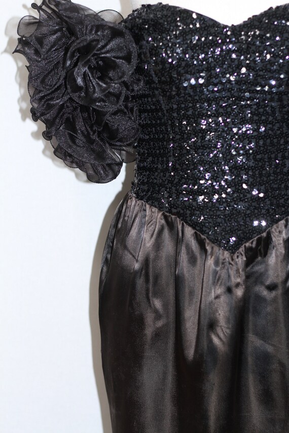 HW Collections Black & Brown Ombre Gown - image 4