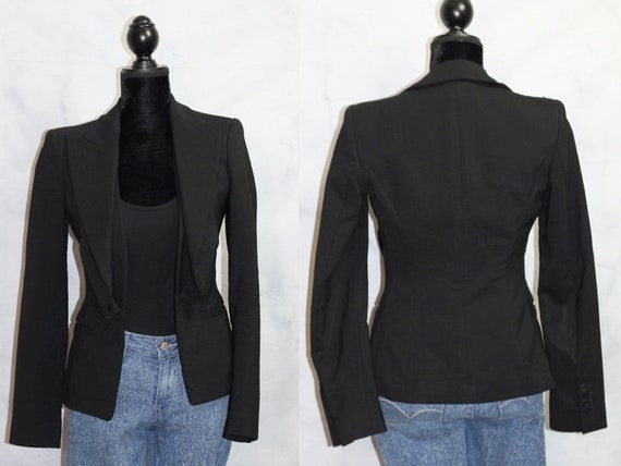 Brioni Black Wool Tuxedo Jacket (s) - image 1