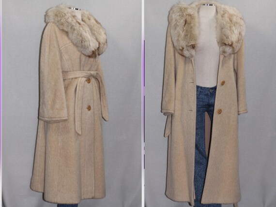 The Denise Collection Pure Mohair Fur Trench Coat - image 9