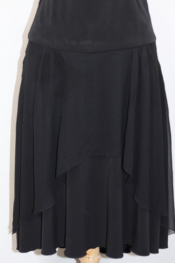 Arden B Black Silk Dress - image 6