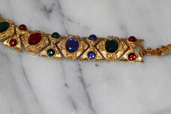 Multi Color Gold Bracelet - image 4