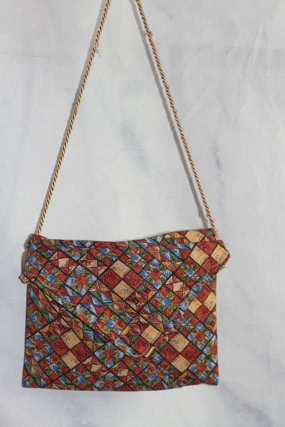 Multi Color Envelope Crossbody Handbag