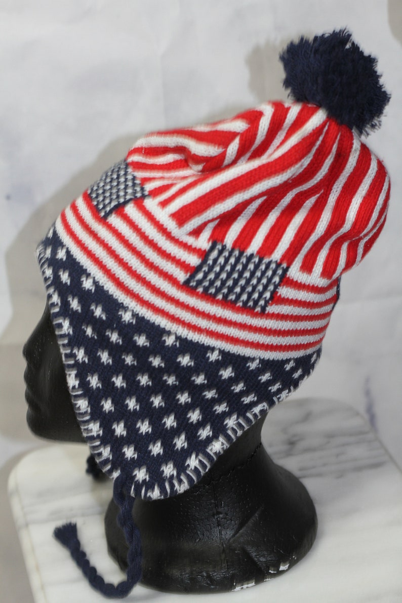 American Crochet Skull Cap image 5