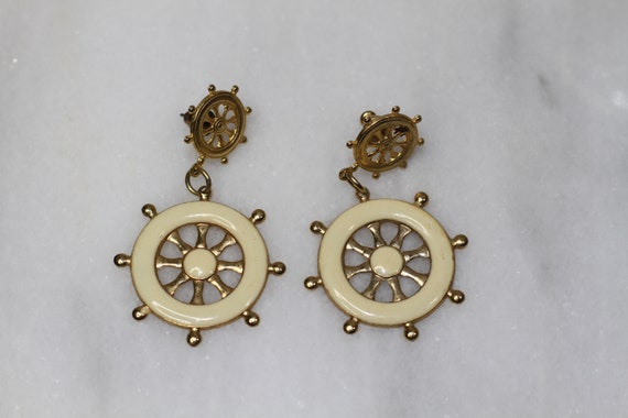 Nautical Seafarer Earrings - image 1