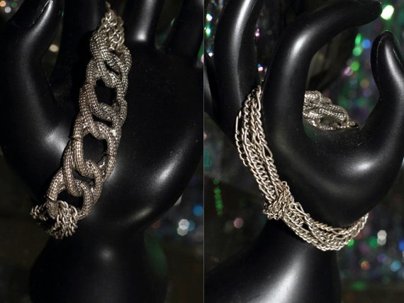 Silver Link Chain Bracelet - image 3