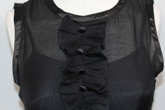 Black Ruffle Dress - image 4