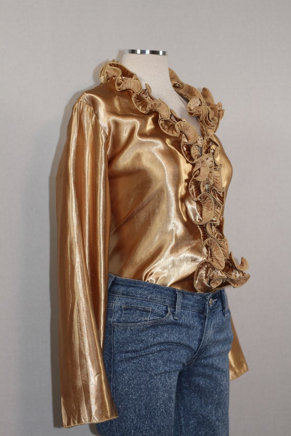 Toffee Apple Gold Blouse - image 7