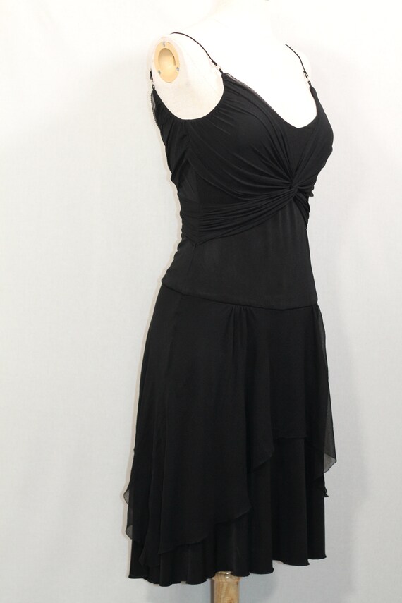 Arden B Black Silk Dress - image 8