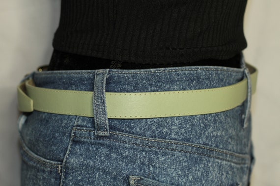 Green Leather Belt (14) - image 3