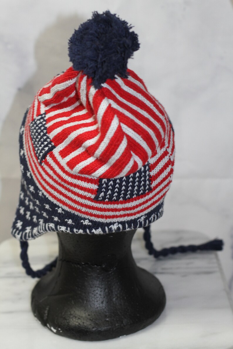 American Crochet Skull Cap image 4