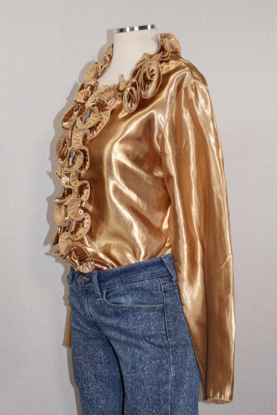 Toffee Apple Gold Blouse - image 8