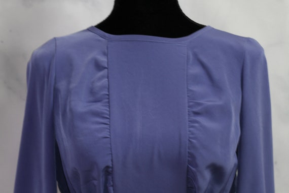 Vintage Blue A-Line Dress (s) - image 3