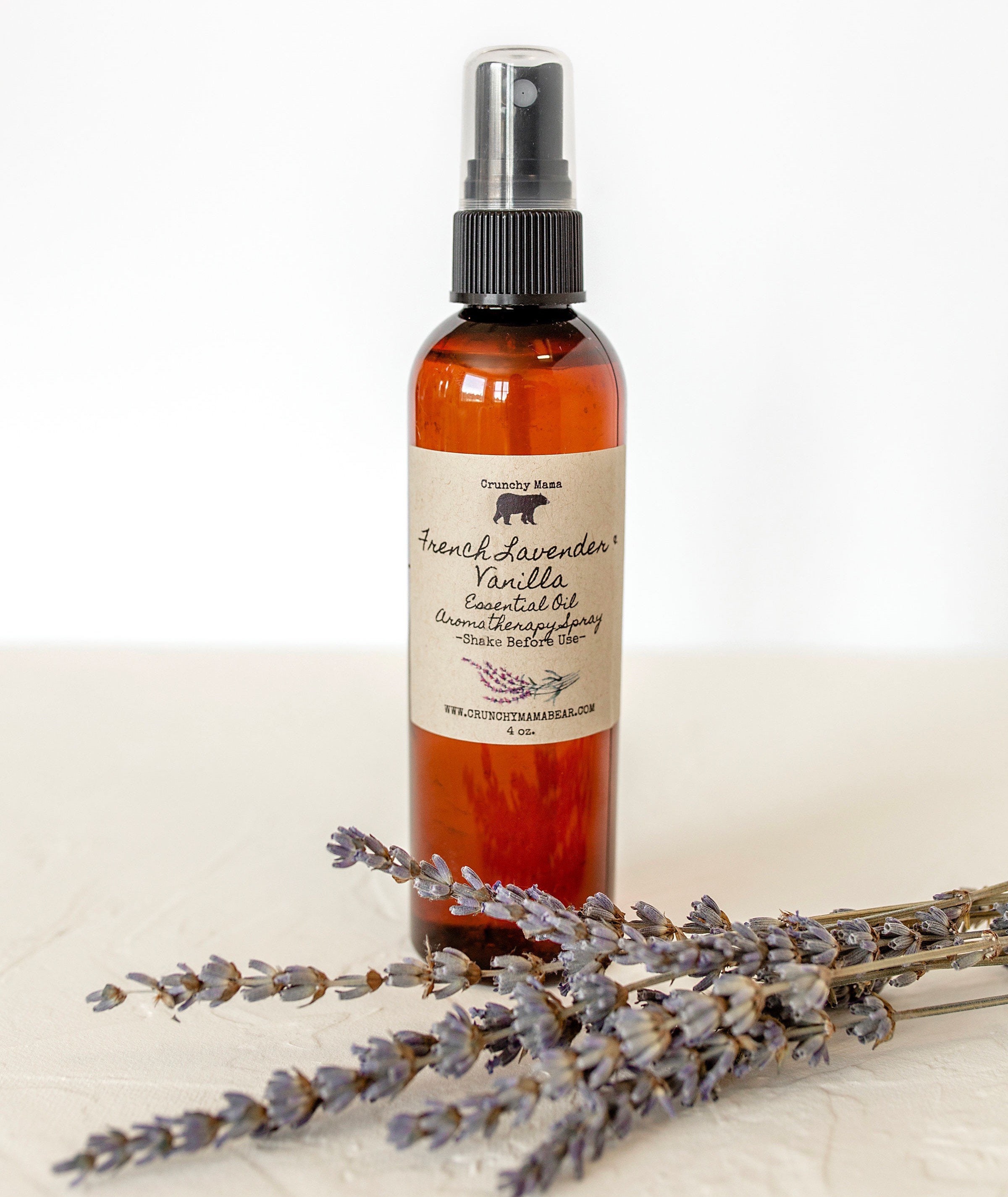 French Lavender and Vanilla Arometherapy Spray-All Natural Non Toxic  Linen/Room Spray