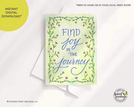 "Find Joy in the Journey" Card — Spirit Greetings®
