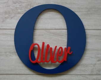Wood letters for nursery, Personalised wooden letter, Kids door sign, Personalised baby gift, Wooden name sign,