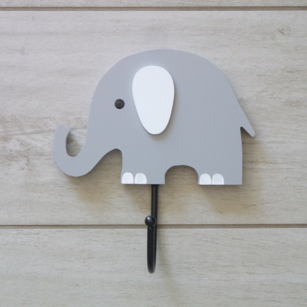 Elephant Wall Hooks for Nursery Kids Room Wall Hook Animal Etsy