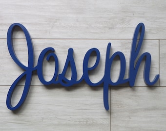 Wooden name sign, Nursery name sign, Kids door sign, Personalised name sign, Bedroom name sign