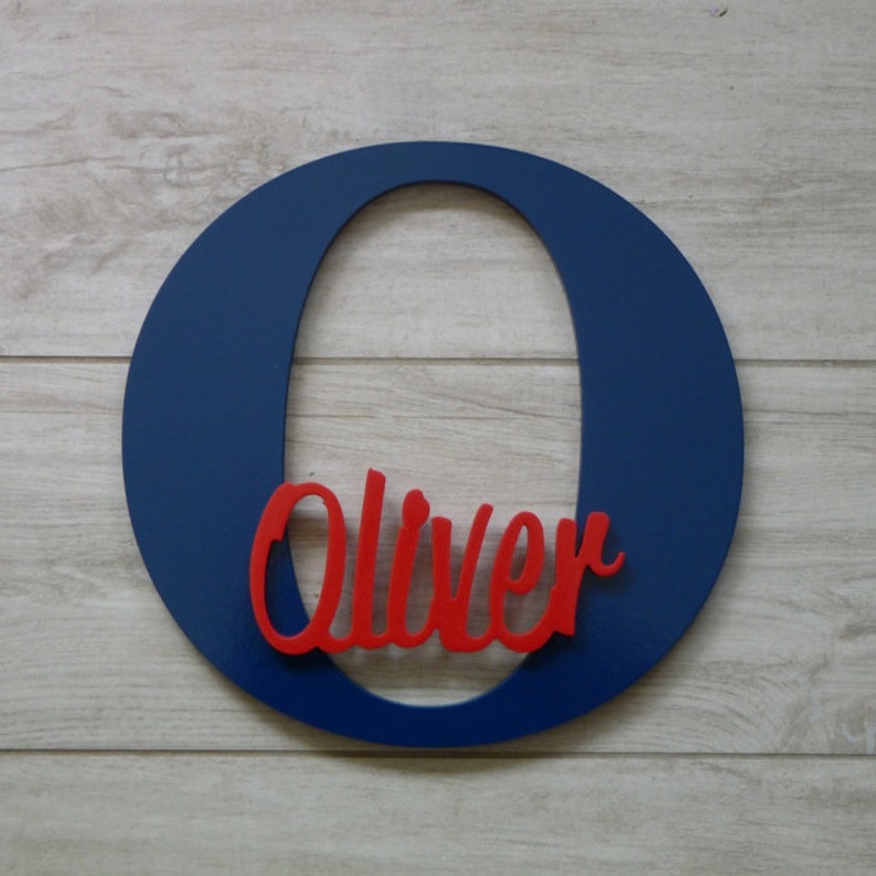 Baby name sign Personalised gift Wooden name Wood letters for nursery