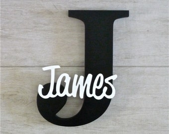 Personalised wooden letters for nursery, Nursery letters, Wood name sign, Nursery wall letters, Kids door sign