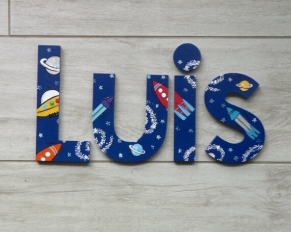 wooden letters for nursery