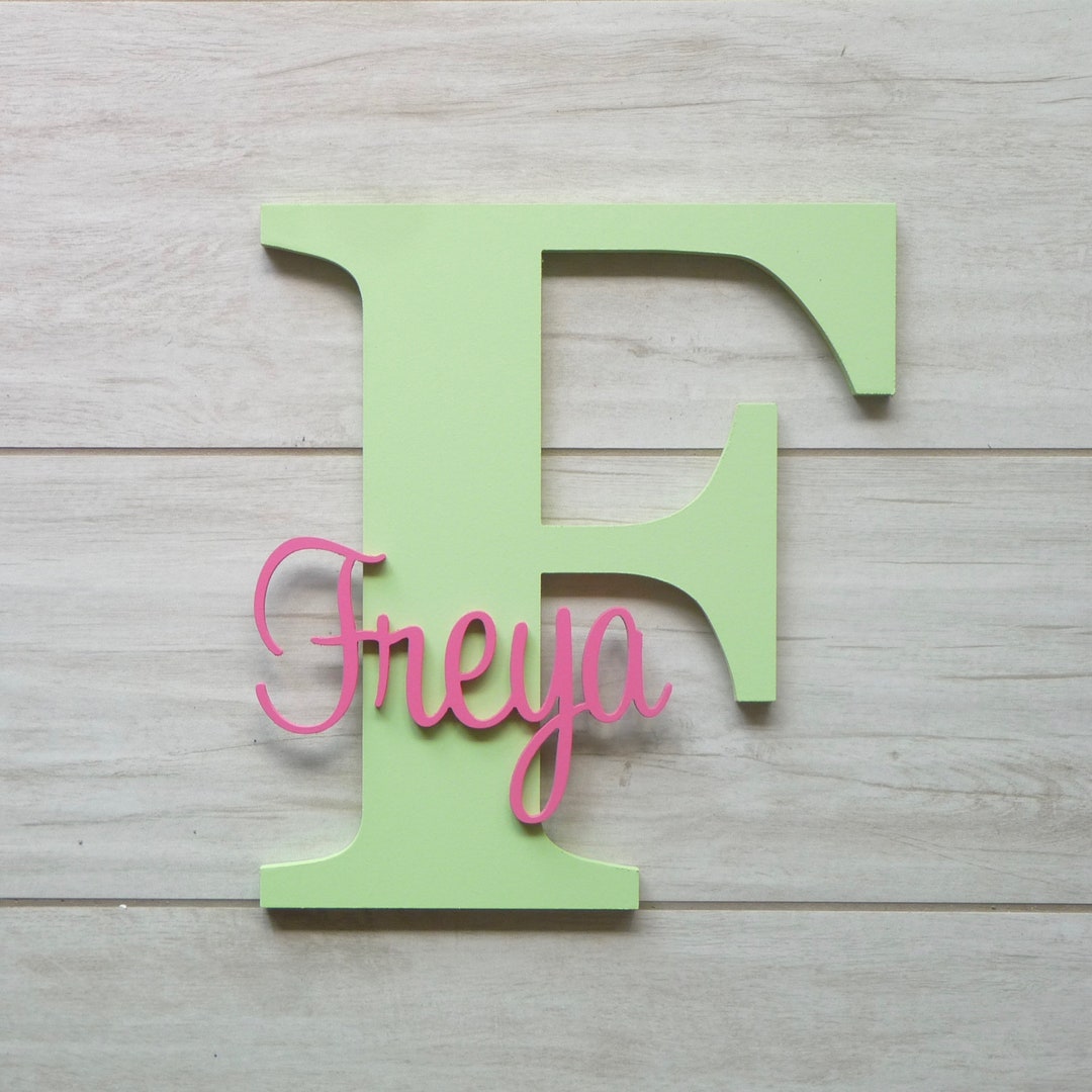 Wood Letters for Nursery, Personalised Name Sign, Personalised Baby