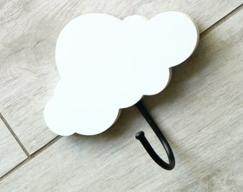 Hanging Hooks Cloud Coat Hook Roucerlin 4Pcs Cloud Adhesive Hooks