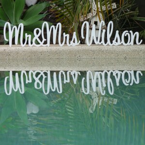 Wedding Sign, Mr and Mrs sign, Wedding table , Mr and Mrs wedding, Wedding name sign, Wedding reception, Wedding decoration image 5