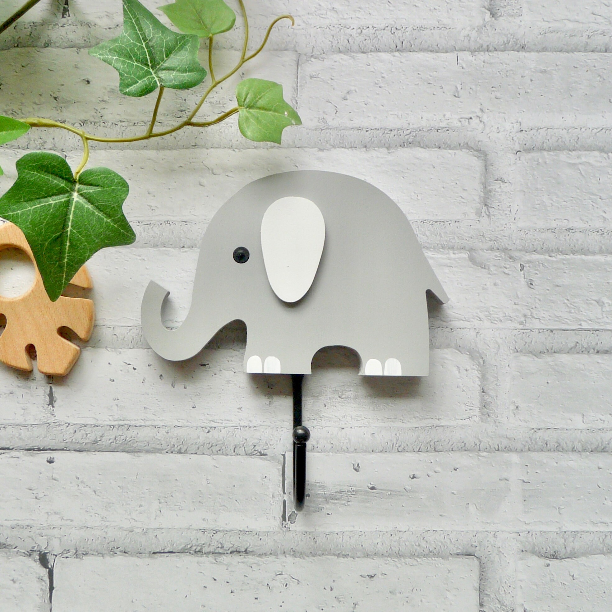 Elephant wall hook nursery hotsell