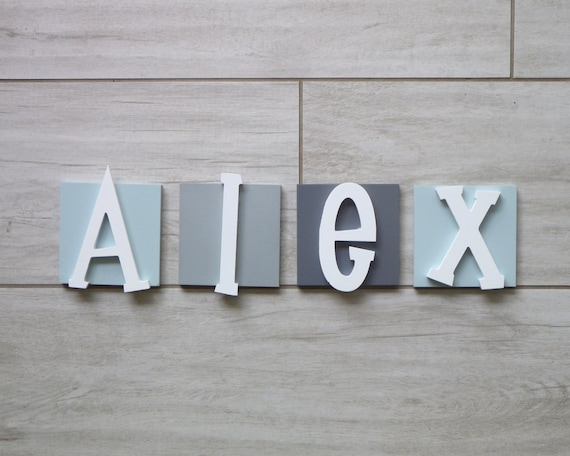 Wooden name hotsell letters for nursery