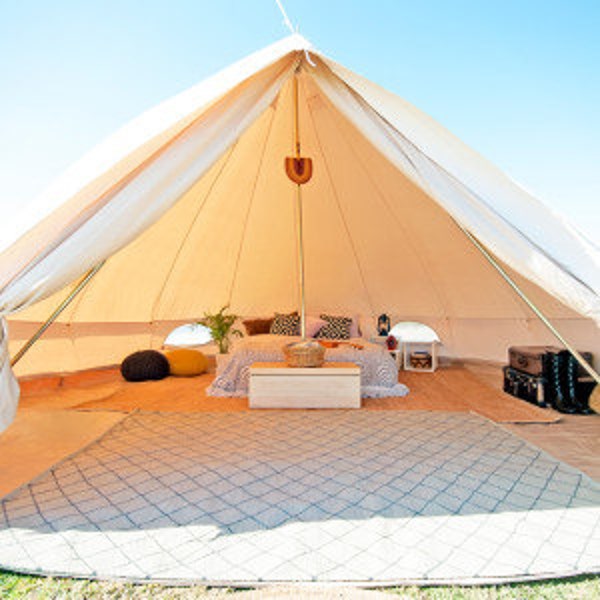 Coywolf Canvas Bell Tent 5 meter Bell Tent-Yurt-Double Wall, Double Door, Stove Jack (double door) ALMOST ALL GONE!/for the entire year!