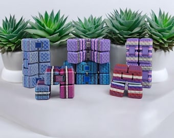Cubed Fidget Toy: Twist, Fold, Flip - Stress Relief, mystery fidget