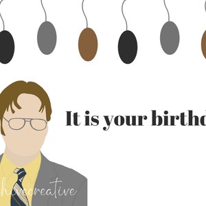 Dwight Schrute Birthday Card