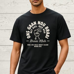 Afrikaans Braai Shirt | Gift Dad  | BBQ Gift Casual Wear | Gift for South African Dad |South Africa shirt | Afrikaans Humor