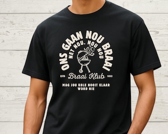 Camiseta de braai afrikáans / Regalo de barbacoa sudafricana para papá