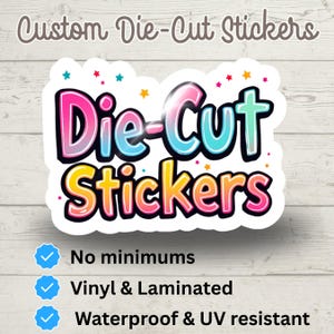 Custom Vinyl Stickers: Die Cut Logo Stickers