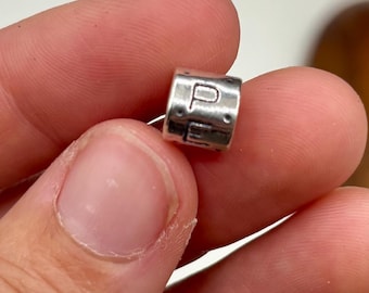 Sterling Silver “Peace” Spacer Bead// 925 Sterling Silver 10mm Pandora Style Bead//
