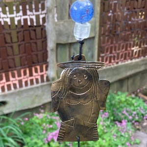 Vintage Little Angel Bell Chime~ Handmade Garden Art