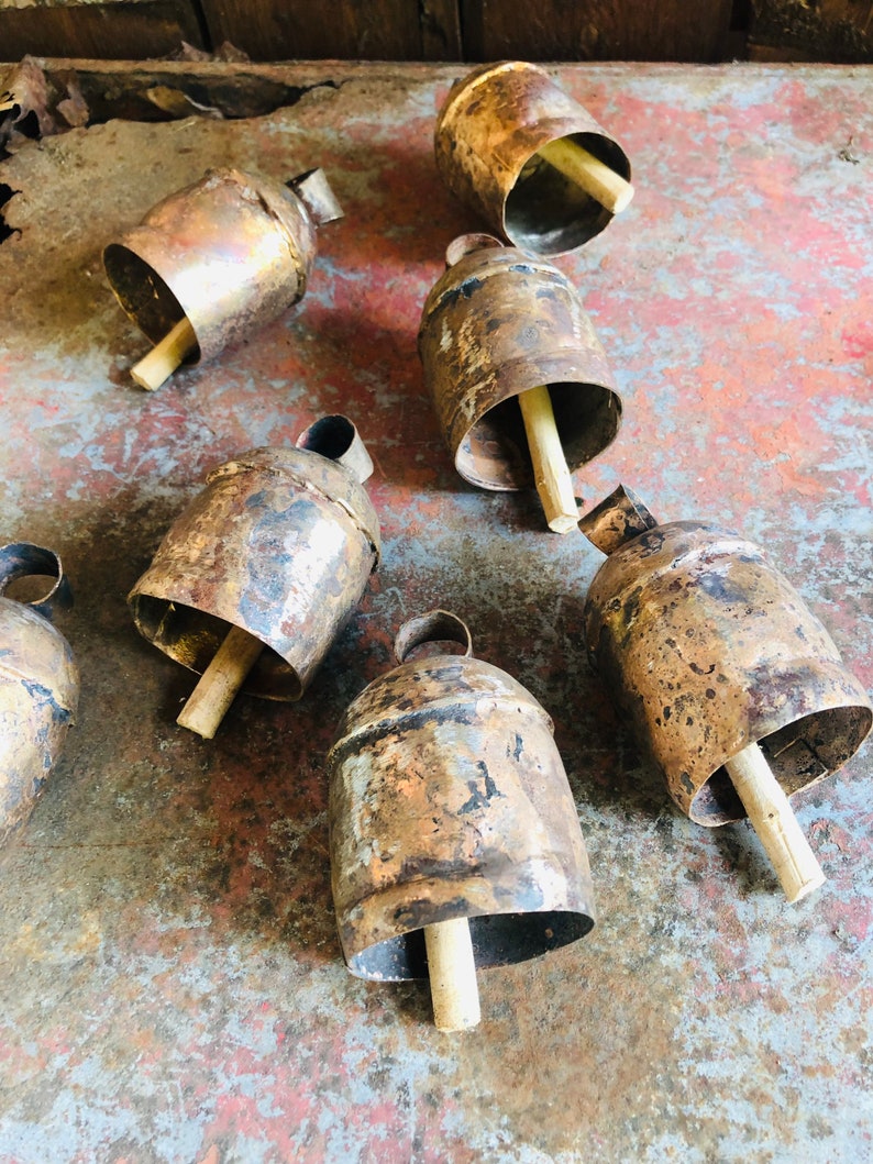 Farmhouse Bells 4in. Copper bells for home & garden Etsy
