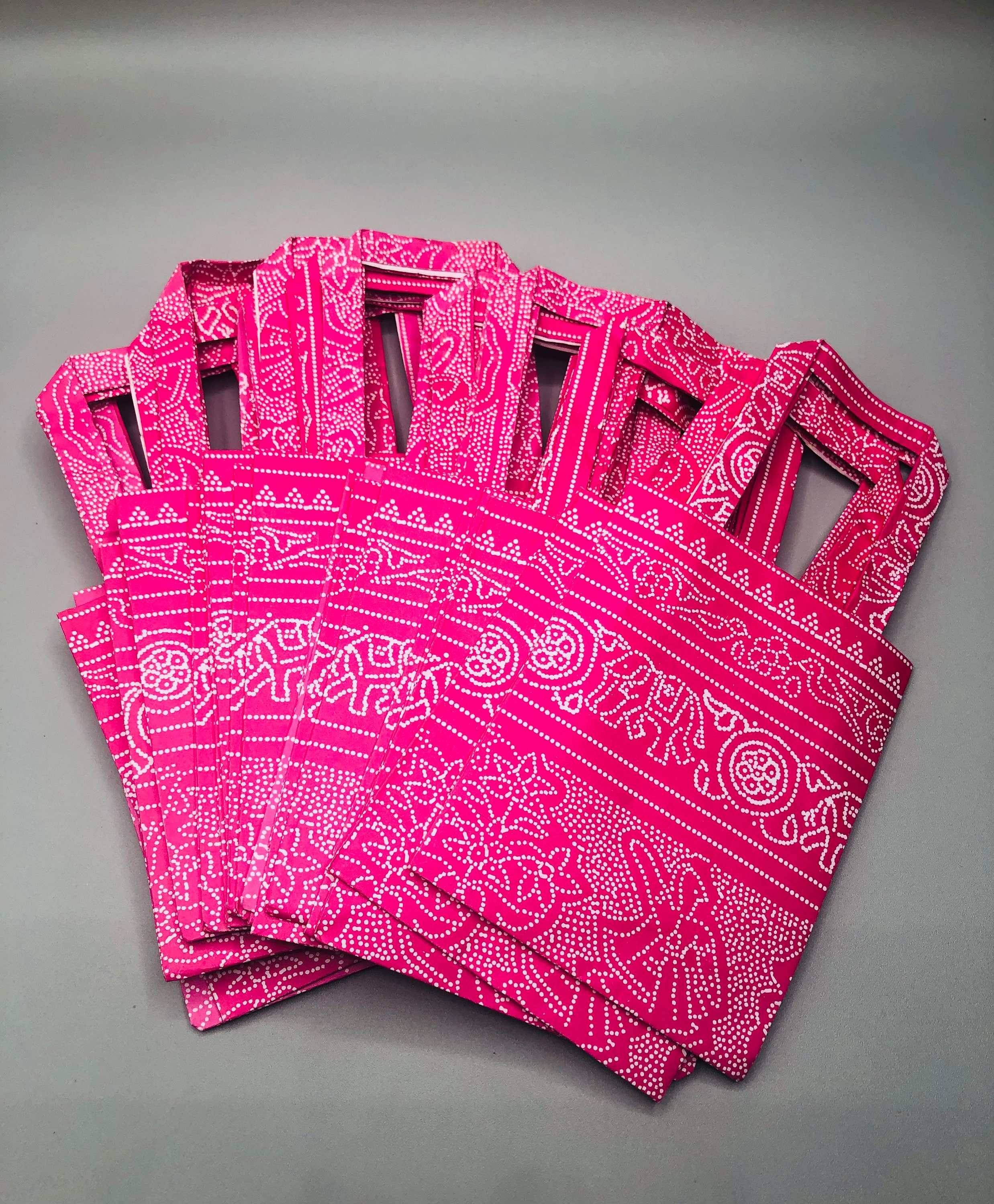 Set of 15vibrant Paper Party Bagssmall Bags for Gifts Party Etsy UK