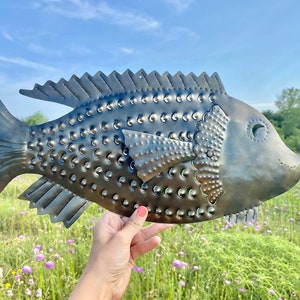 Metal Fish Wall Hanging~ Cool Wall Decor for indoor/outdoor