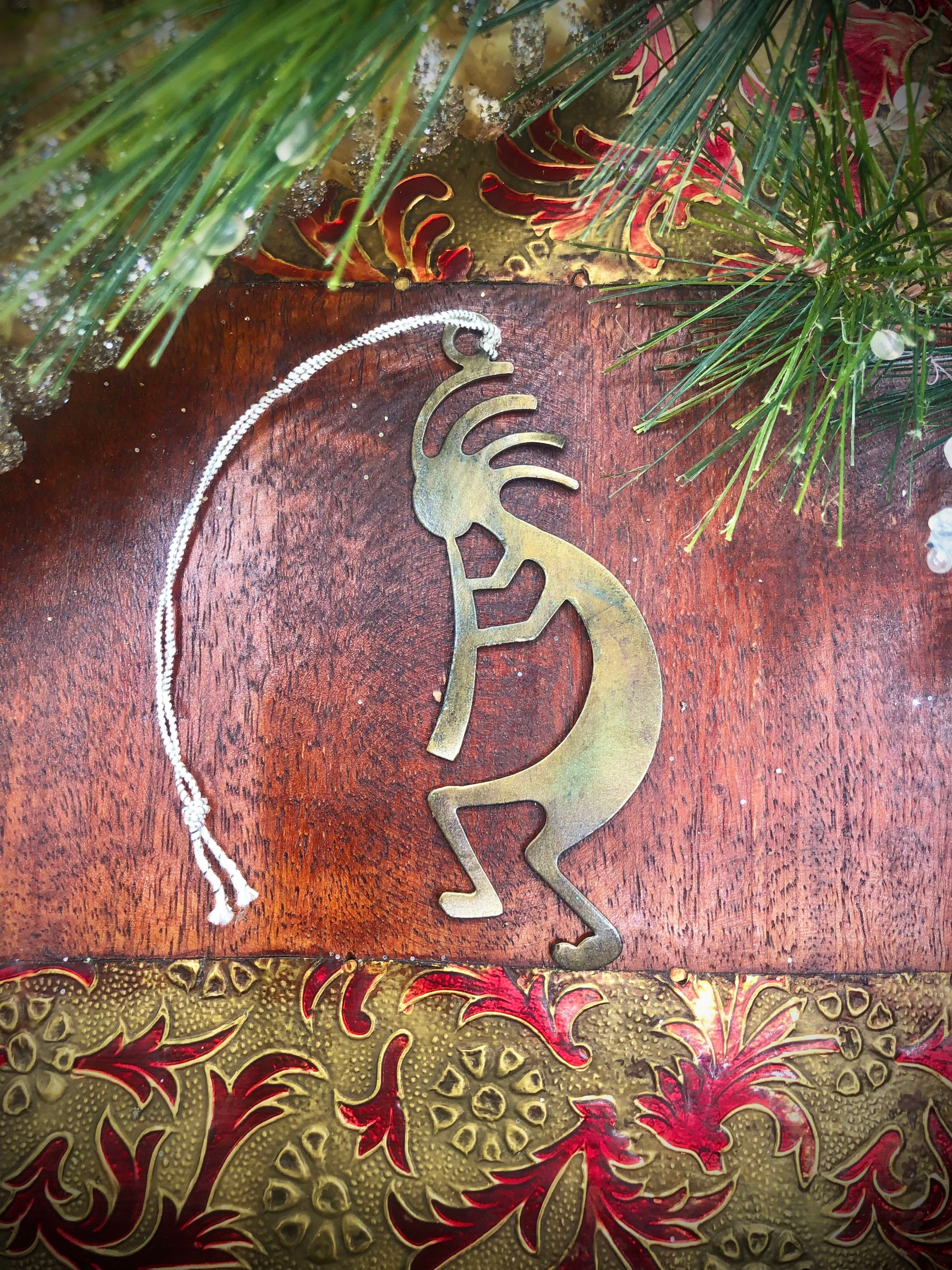 Set of 6 Original Flat Metal Ornaments Kokopelli Ornament Etsy UK