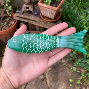Vintage Fish Sound-Maker~Handmade Toy