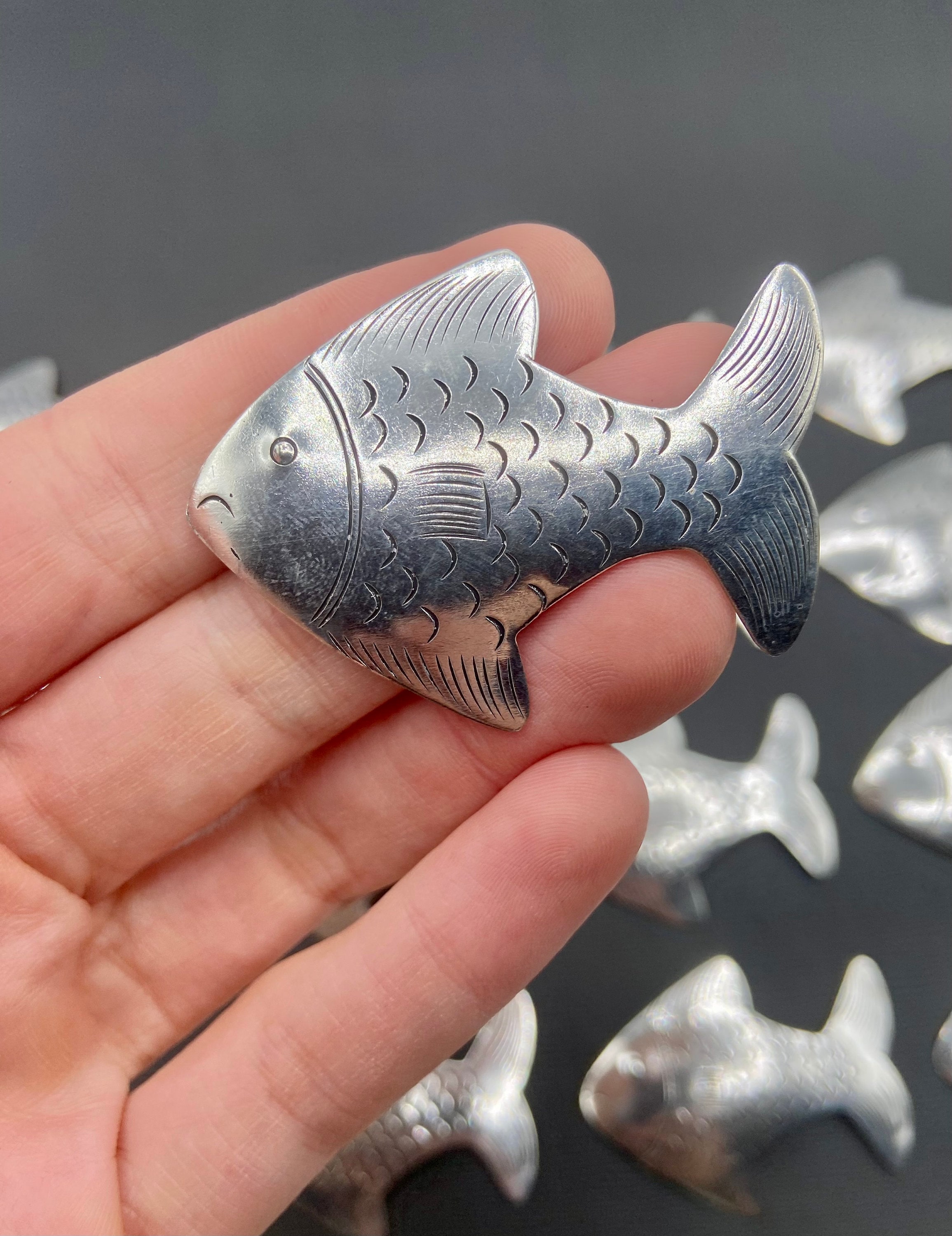 Fish Hair Clip Metal - Etsy