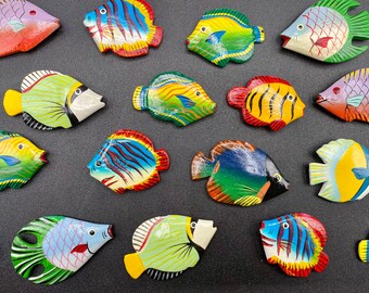 Bumbu Handmade Wooden Tropical Fish Set