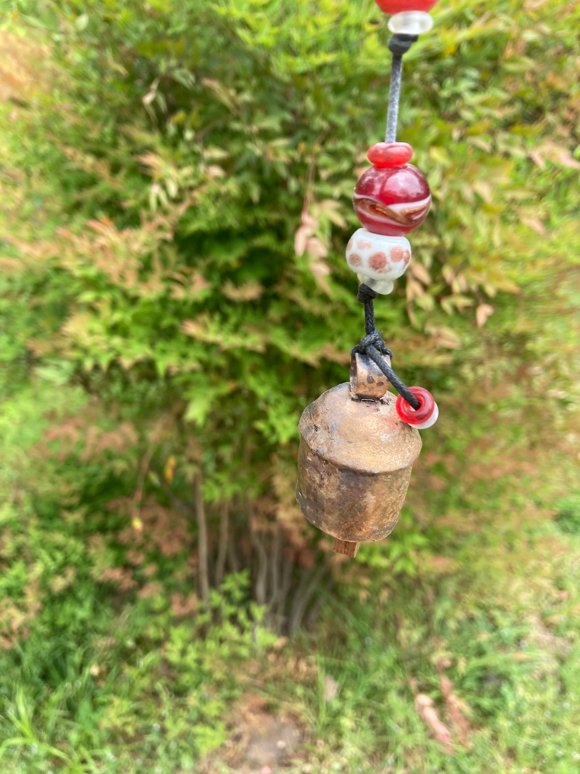 Vintage Sacred Heart Bell ChimeHandmade Garden Art Etsy