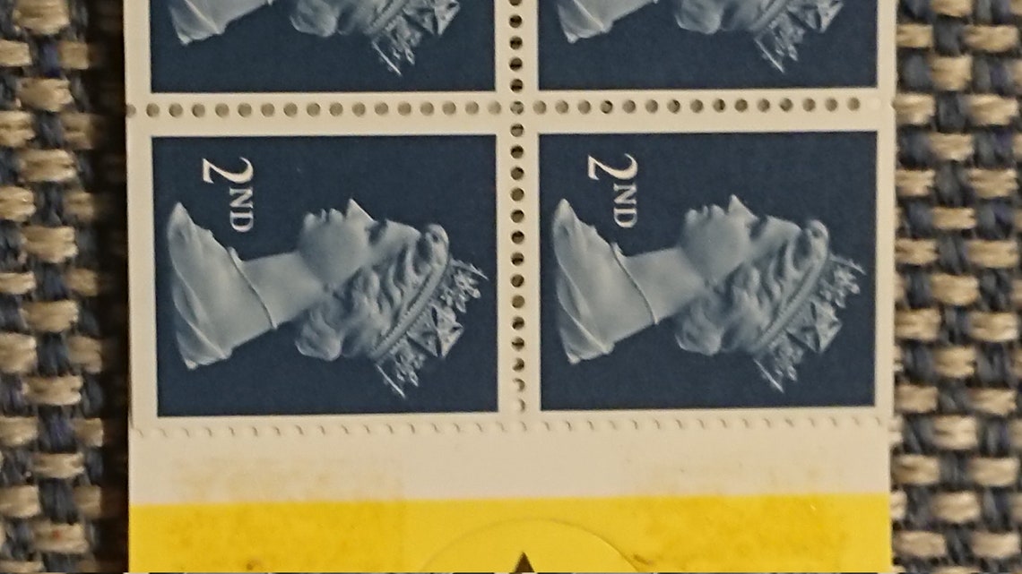 1978s SECOND CLASS STAMPS From Royal Mail Great Britain Etsy UK