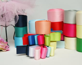 25mm wide 1 inch wide | 2 meters | Double Sided Satin Ribbon, Wedding ribbon, Gift wrapped, DIY bombonieres, party favour