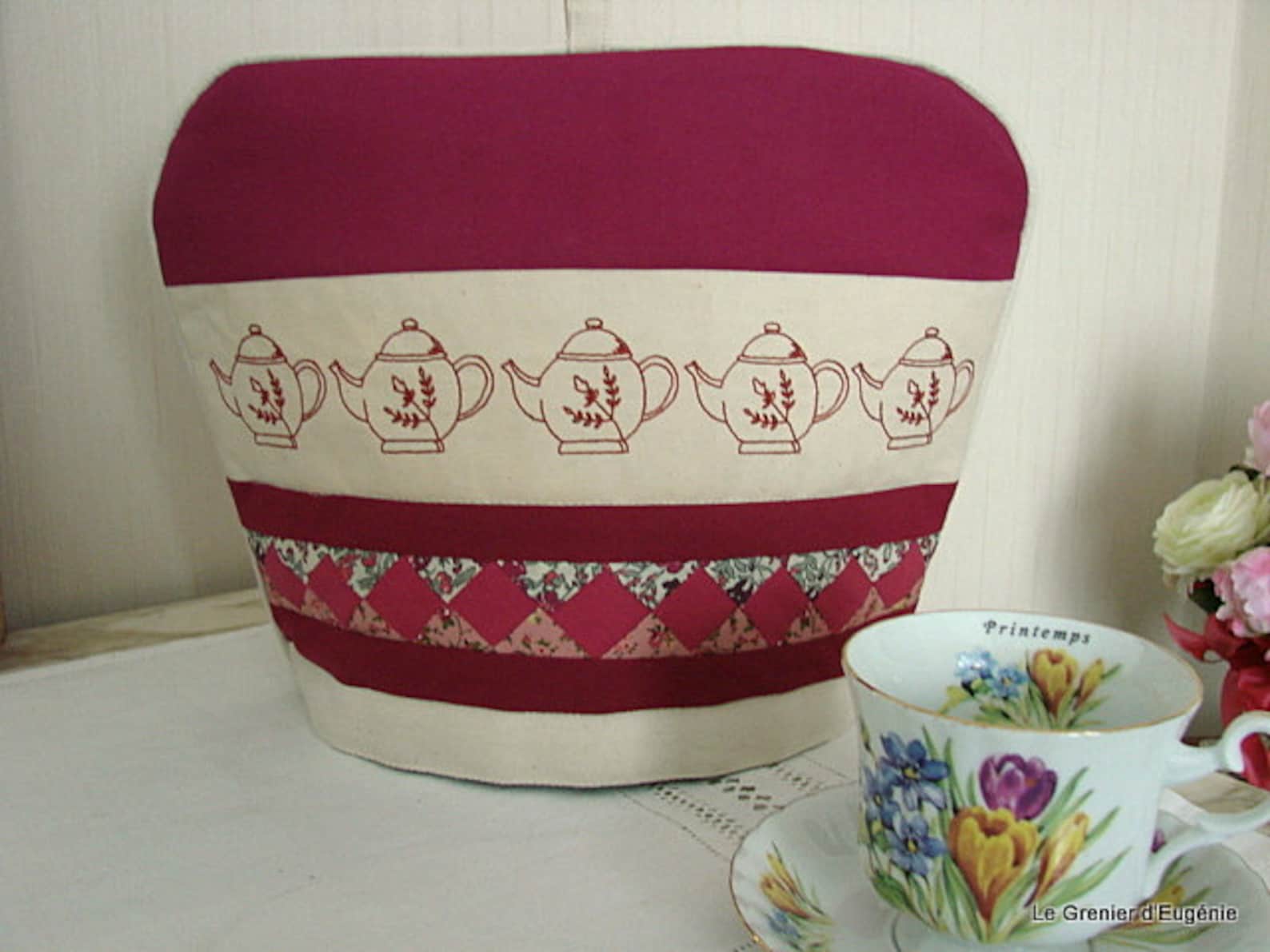Couvre-théière Britannique 100% Coton – Garde Le Thé Chaud Longtemps, Double Face, Souvenir Ou Décoration De Thé (31x24 Cm)