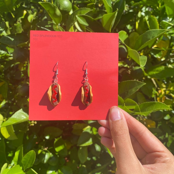 Handmade Bunnings Snag Earrings